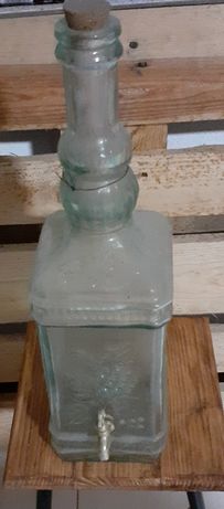 Garrafa de 3 litros em vidro