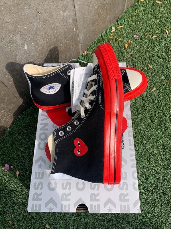 Converse x Comme Dês Garçons sola Vermelha