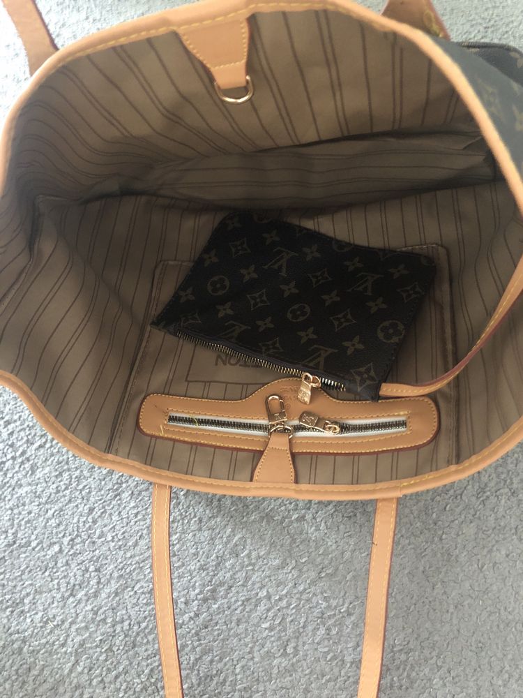 Lv brązowa neverfull