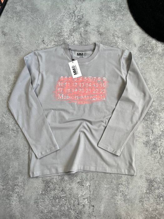 Кофта Maison Margiela MM6 сіра / Мейсон марджела лонгслів