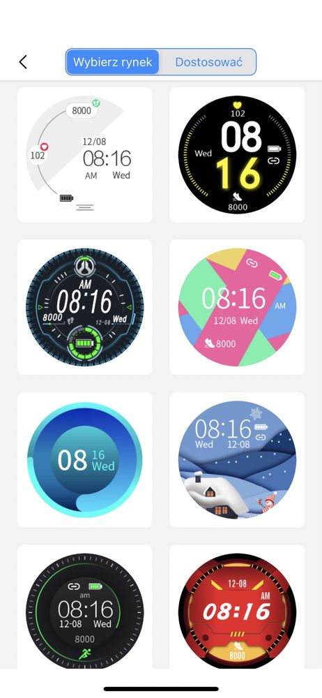 Smartwatch iOS oraz Android