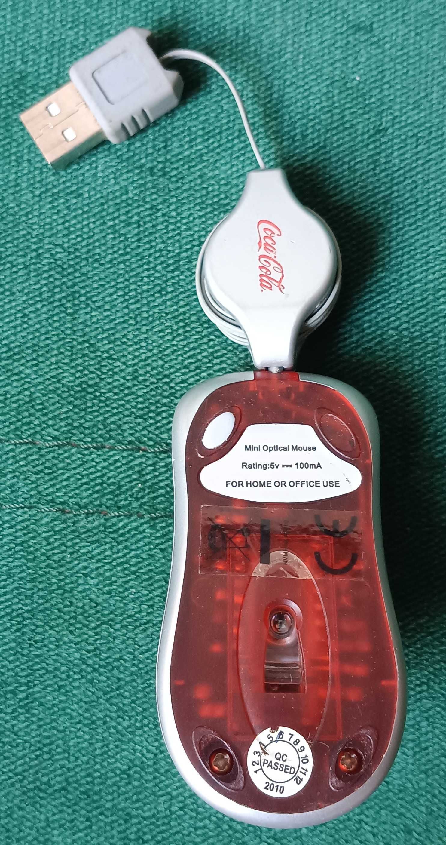 Gadżet coca cola mini myszka dla kolekcjonerów