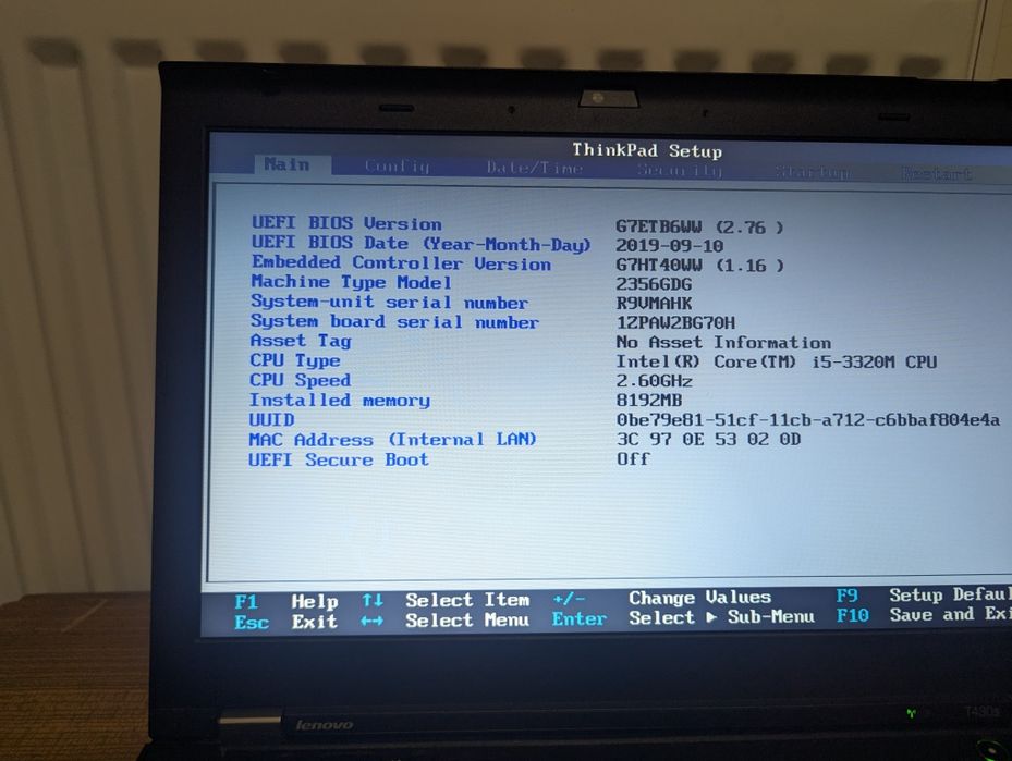 Ноутбук Lenovo Thinkpad T430s