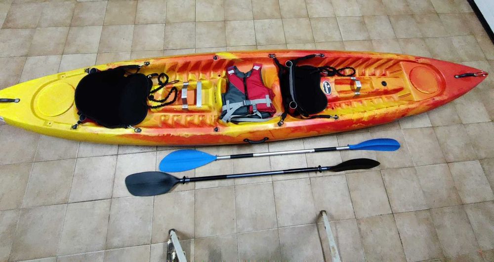 Kayak Rainbow Orca 2 lugares + Equipamento