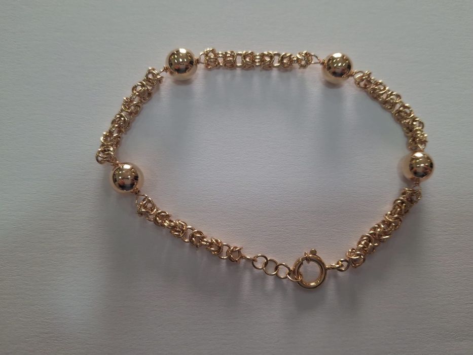 Pulseira ouro 19k nova