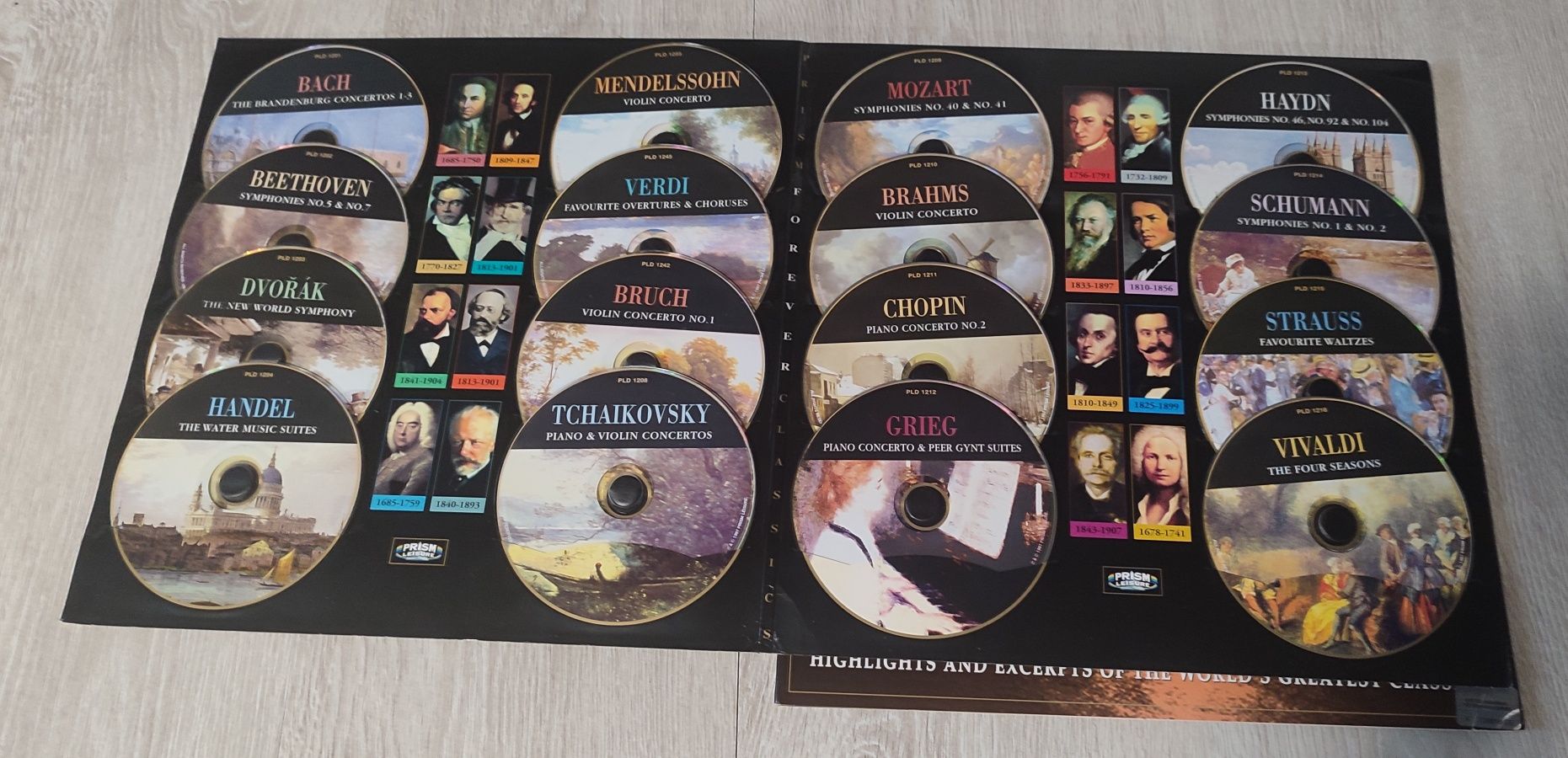 Продам ексклюзивні CD диски класичної музики,16 та 5 дисків
