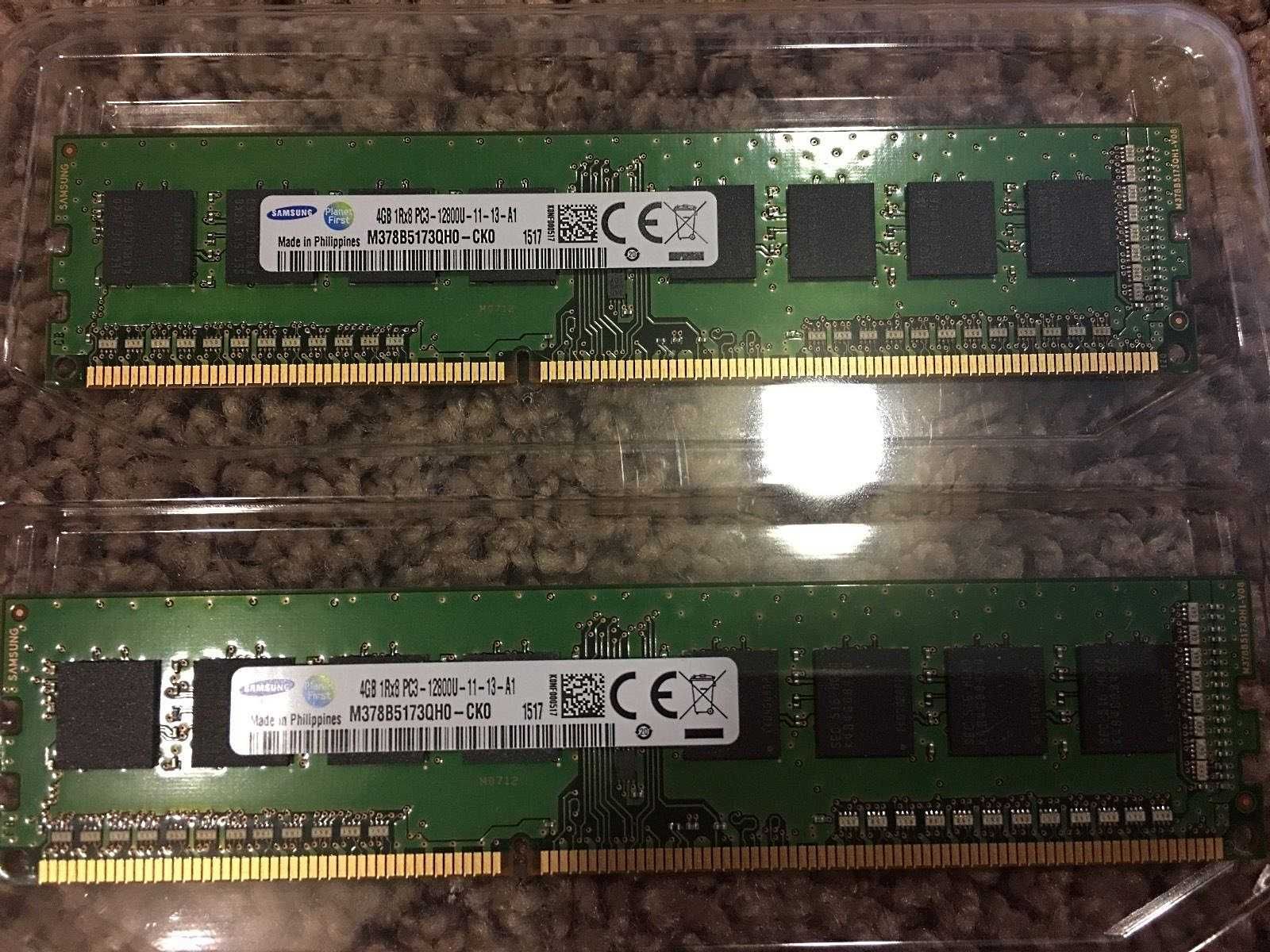 8 Гб (4+4) DDR3-1600 Samsung