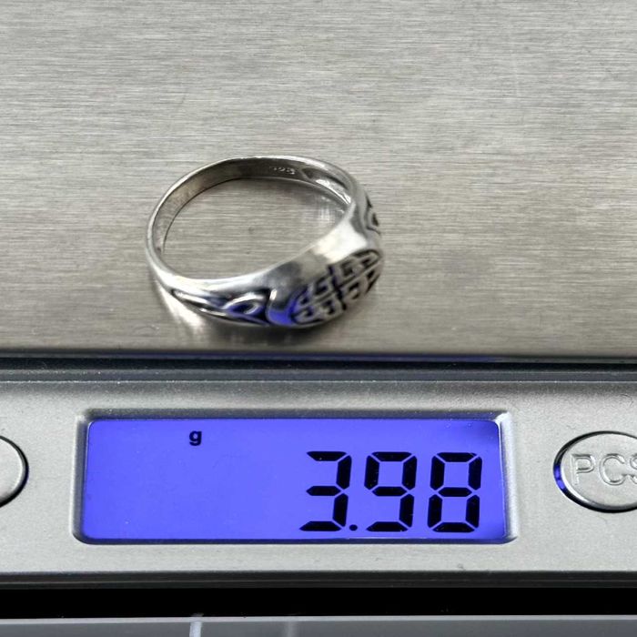 Srebrny sygnet męski z lat 70-tych ubiegłego stulecia - próba 925