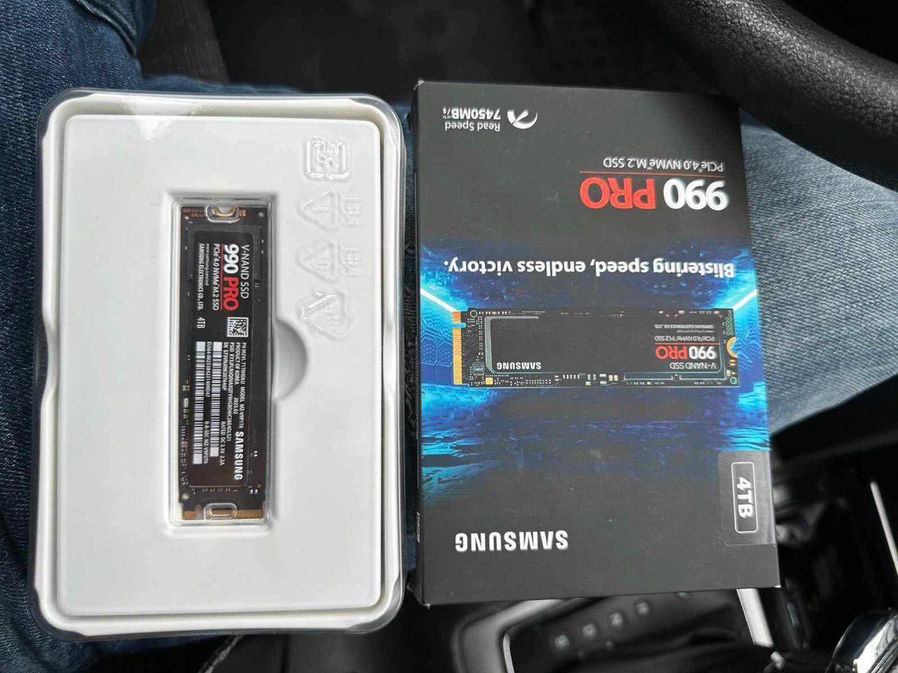 SSD диск Samsung 990 Pro 4TB M.2 PCIe 4.0 x4 NVMe 2.0 V-NAND 3bit MLC