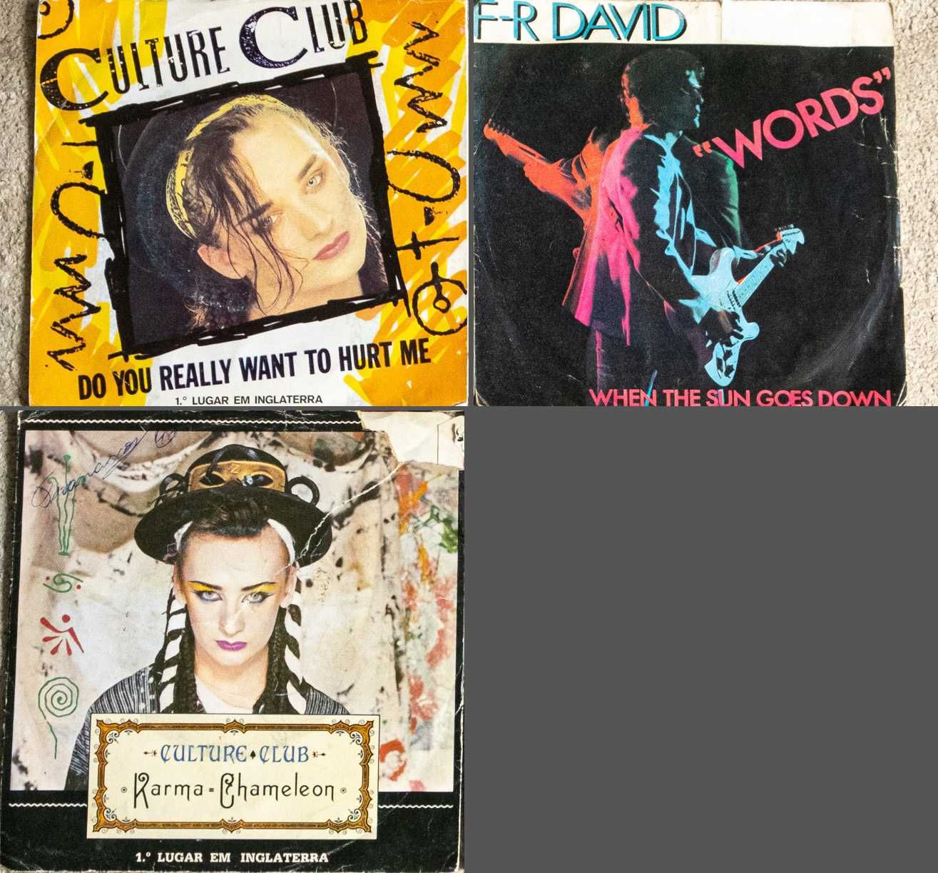 Colecção de Discos Vinil LP e single Música anos 70 e 80