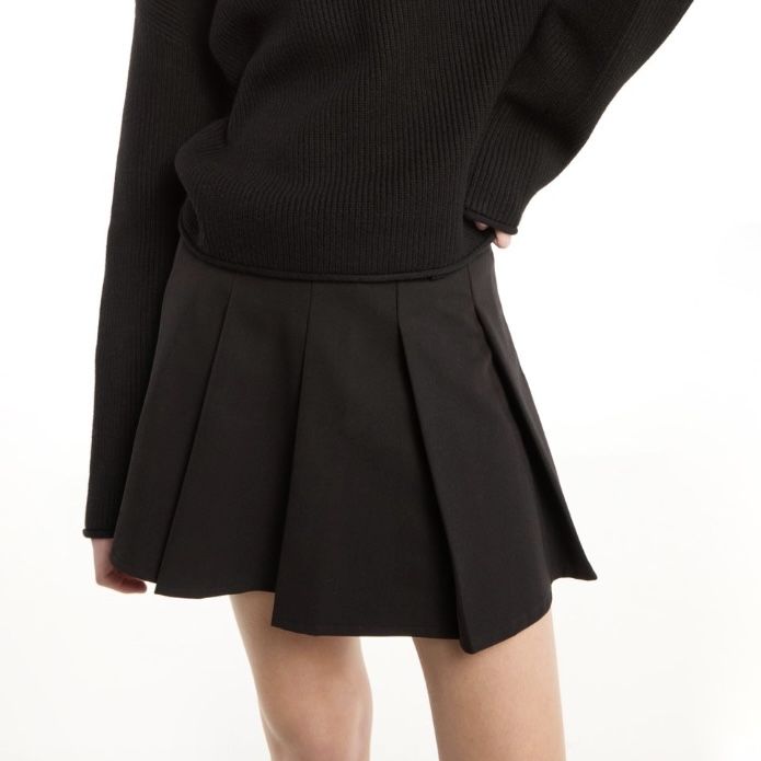 Жіноча чорна тенісна спідниця new yorker, розмір S