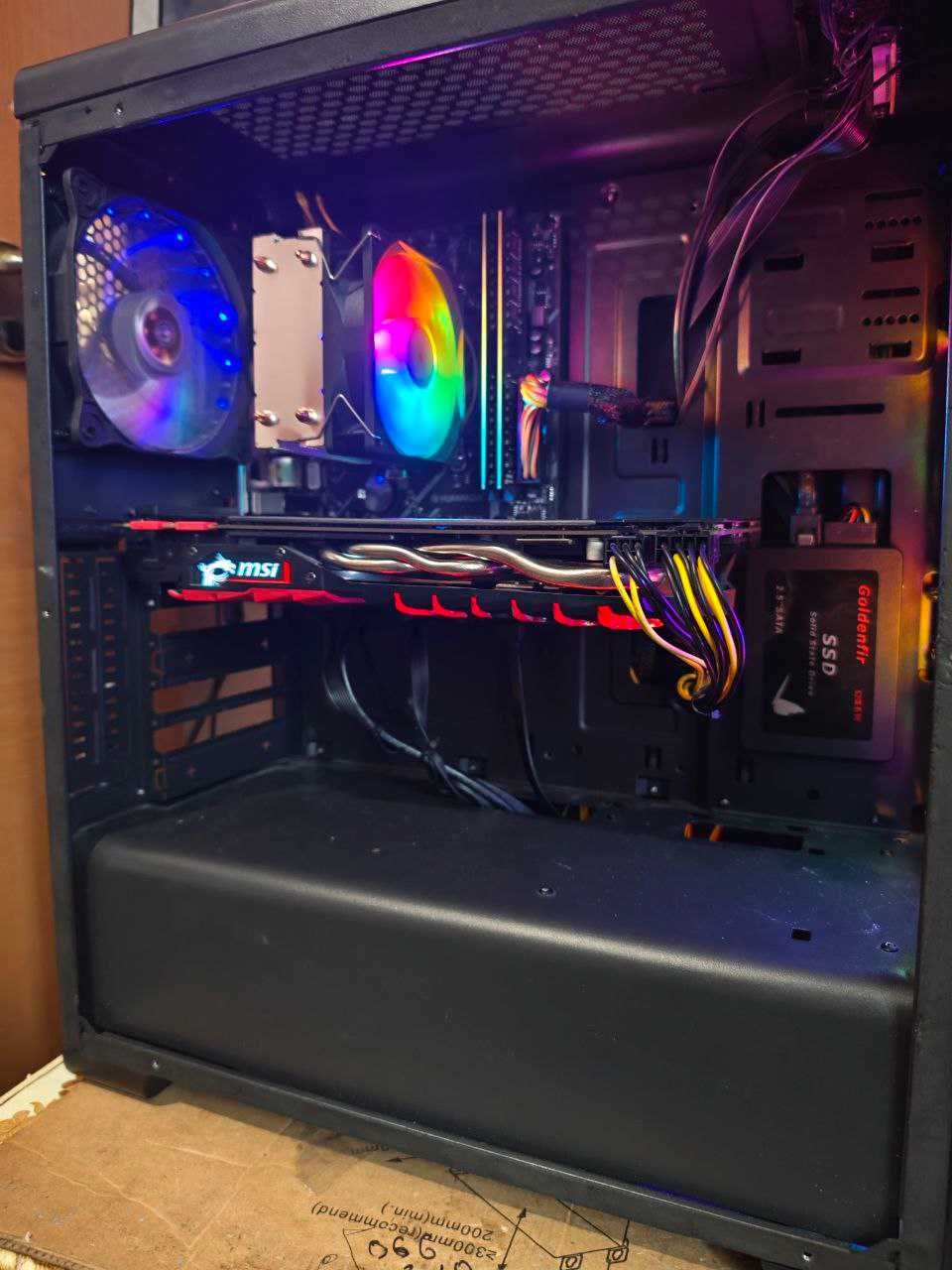 Чудовий Ігровий ПК: i3-12100F/16Gb DDR4/GTX 1070/SSD M2 500 + SSD 500