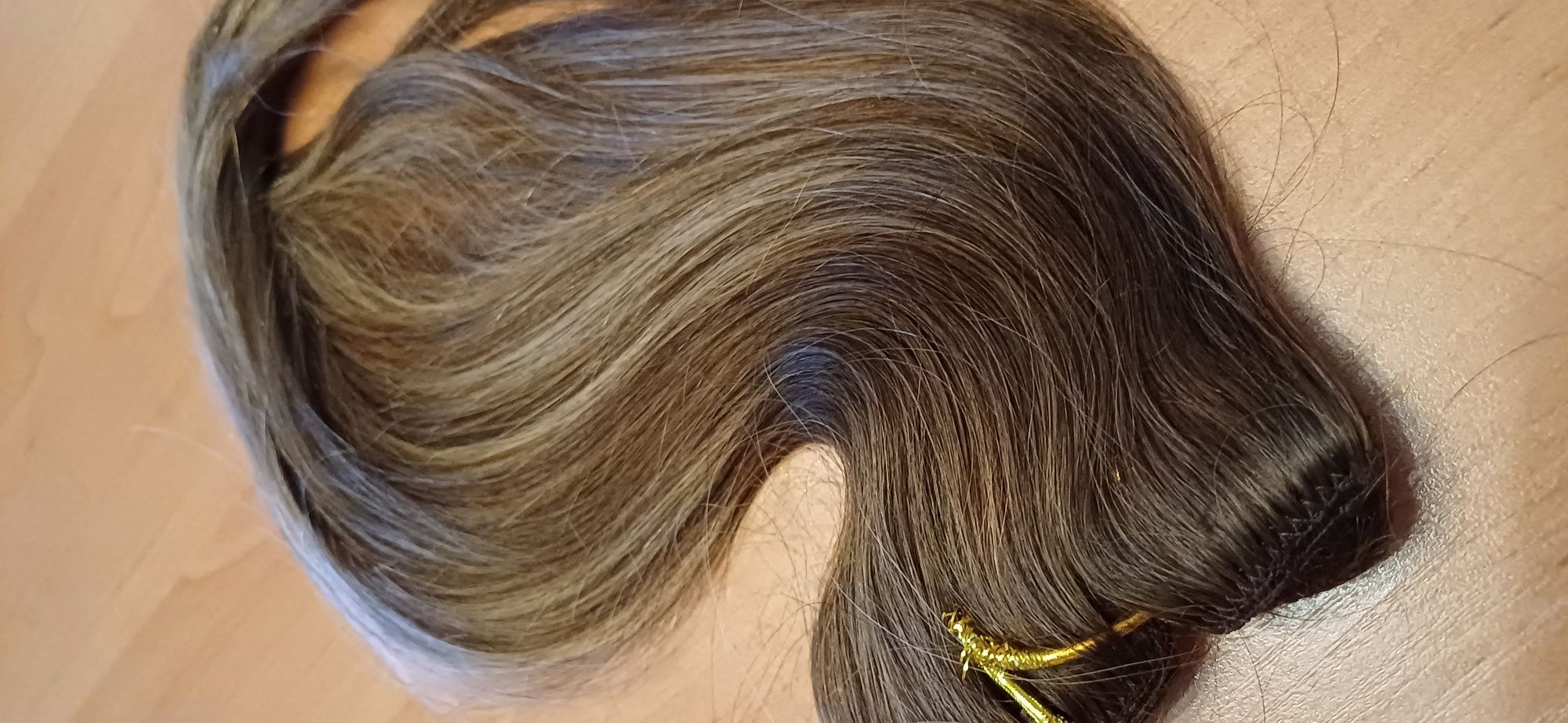 Włosy naturalne Clip in 43cm