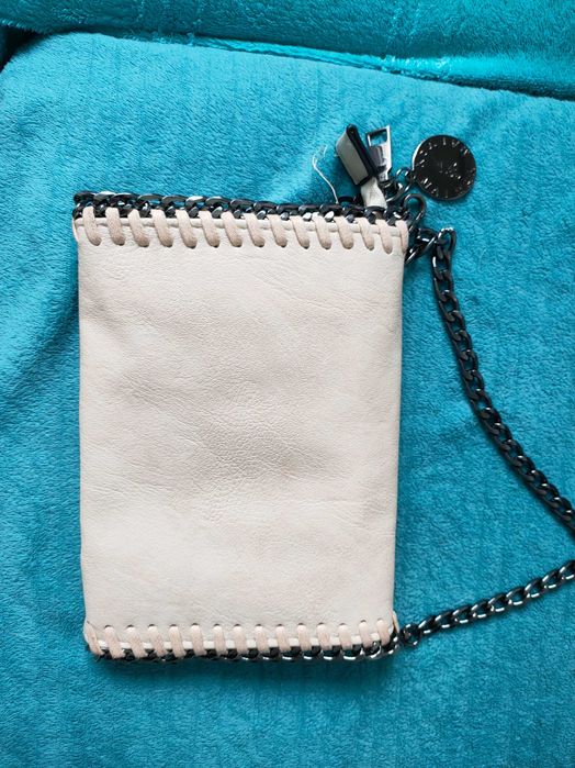 Torebka kremowa kopertówka