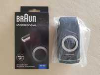 Máquina de barbear portátil viagem Braun SELADA NOVA A ESTREAR