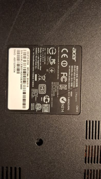 Portátil Acer Aspire E5-571G (i5 / 6 GB / 840M) – usado