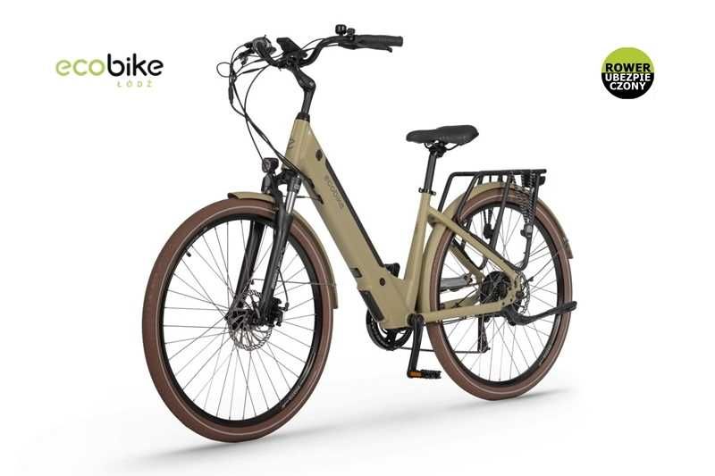 Rower elektryczny EcoBike X-City Cappuccino 17,5Ah upezp.AC Raty0%