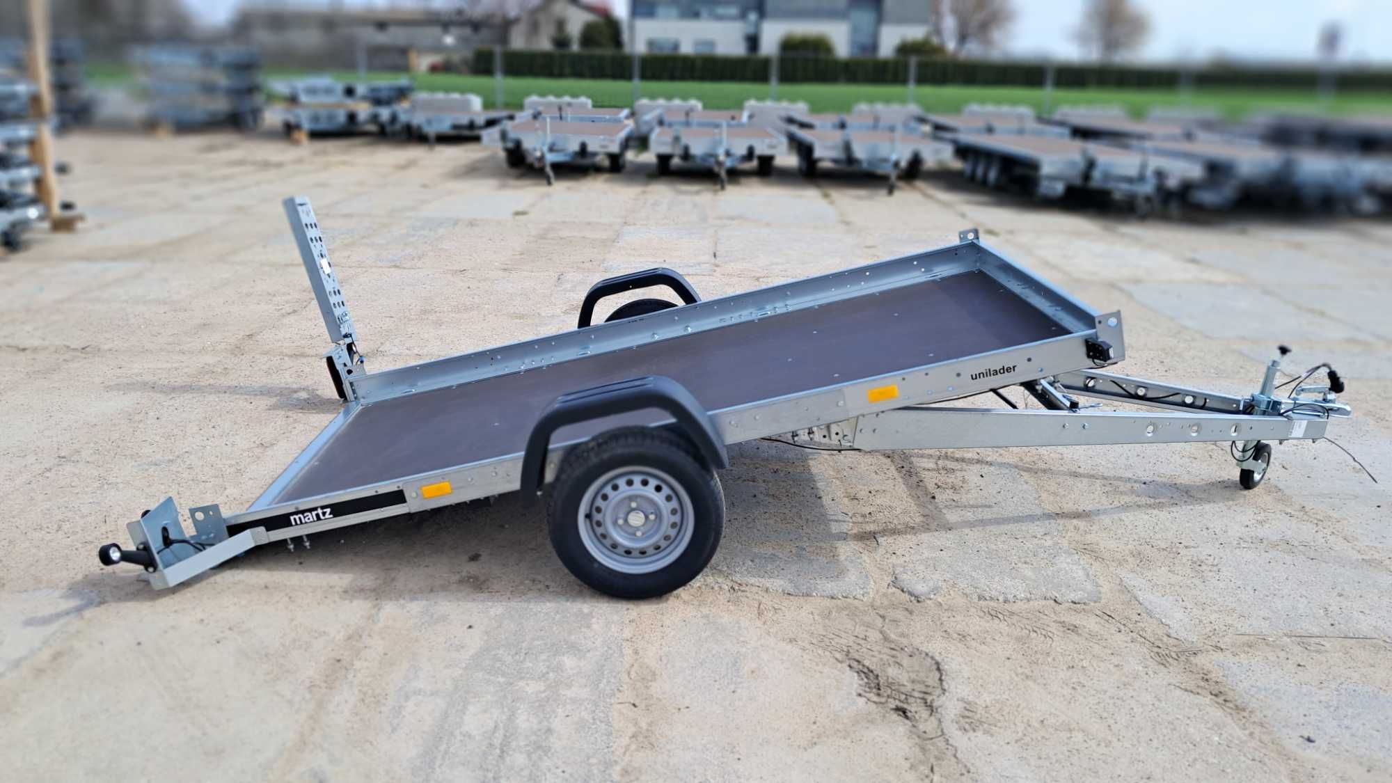 Przyczepa Martz Unilader 330 uchylna DMC 750kg, kat B, 330x184 cm