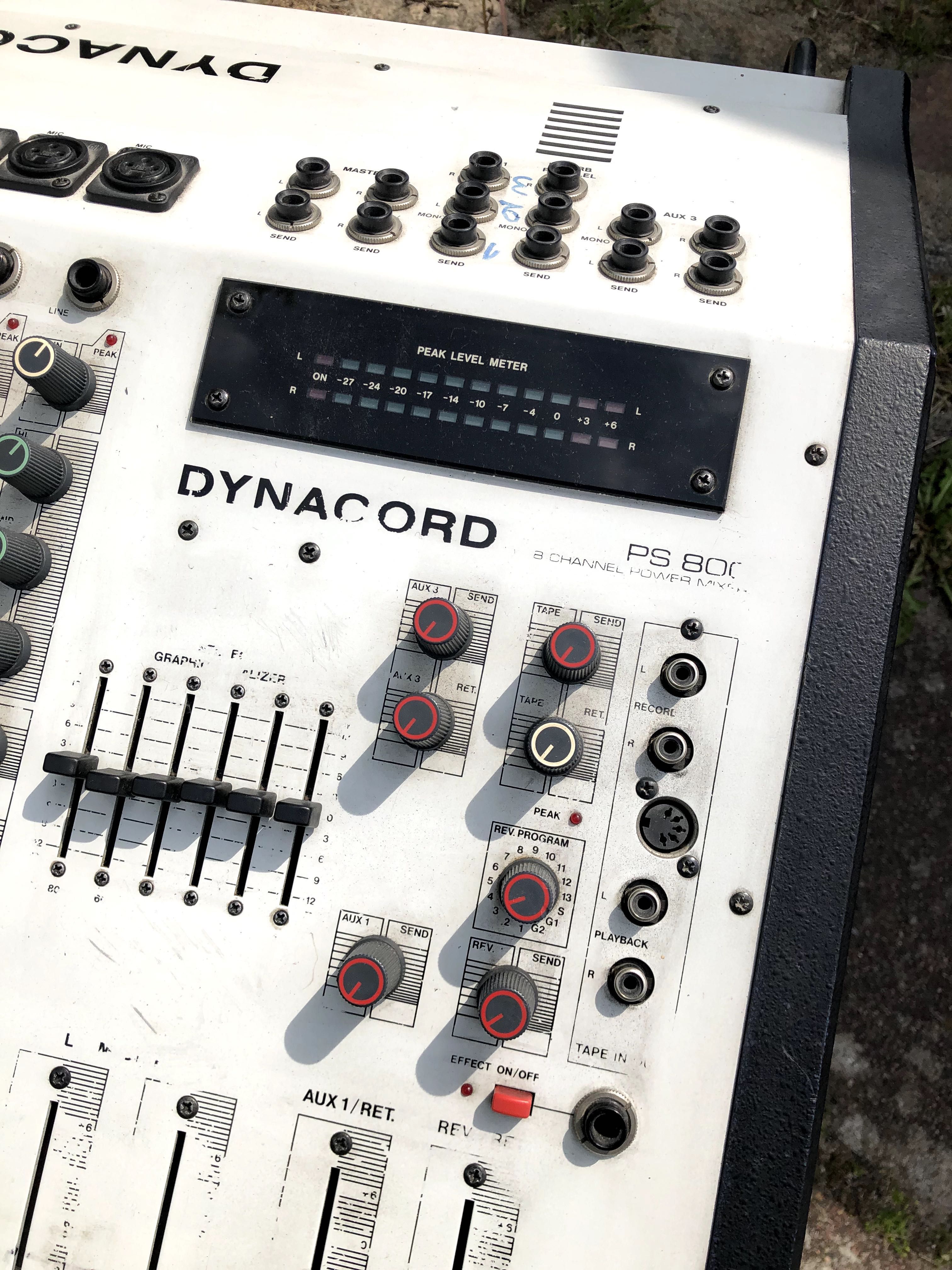 Powermikser Dynacord PS 800 ( 2 x 400W) 8 wejść XLR - sklep Koszalin