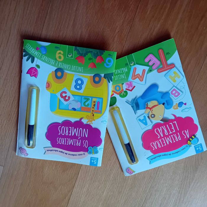 Livros escreve e apaga