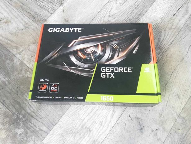 GEFORCE GTX 1650 OC 4GB, na gwarancji do października 2023