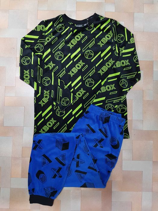 Теплый комплект велюр Xbox, PlayStation Primark 9-11 лет 140-146 см