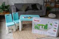 Детский стол и стульчики пластиковые для гри стіл стілець долони