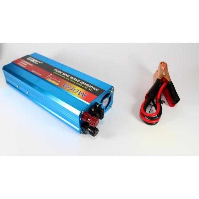 Инвертор ДЛЯ КОТЛОВ 1200/600W чистый синус Преобразователь 12V/220v