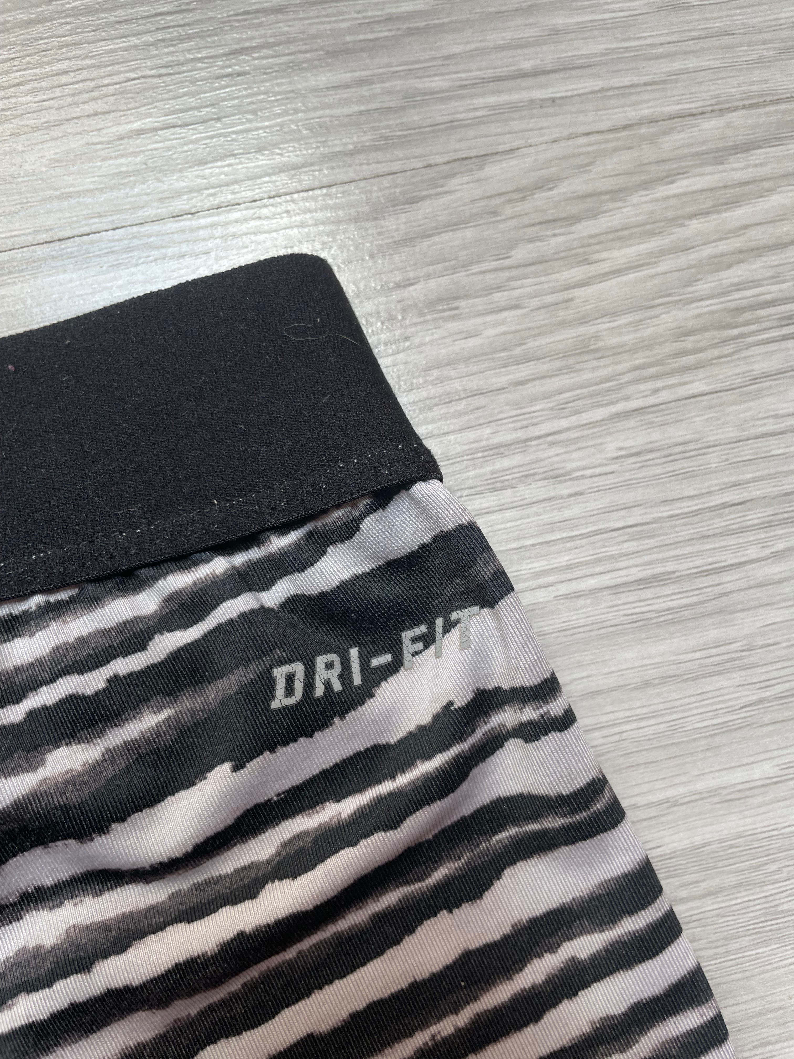 Spodenki szorty Nike Pro rozmiar S jak kąpielówki Zebra czarne