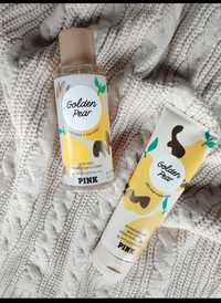 Victoria's Secret golden Pear zestaw mgiełka balsam nowe plomba