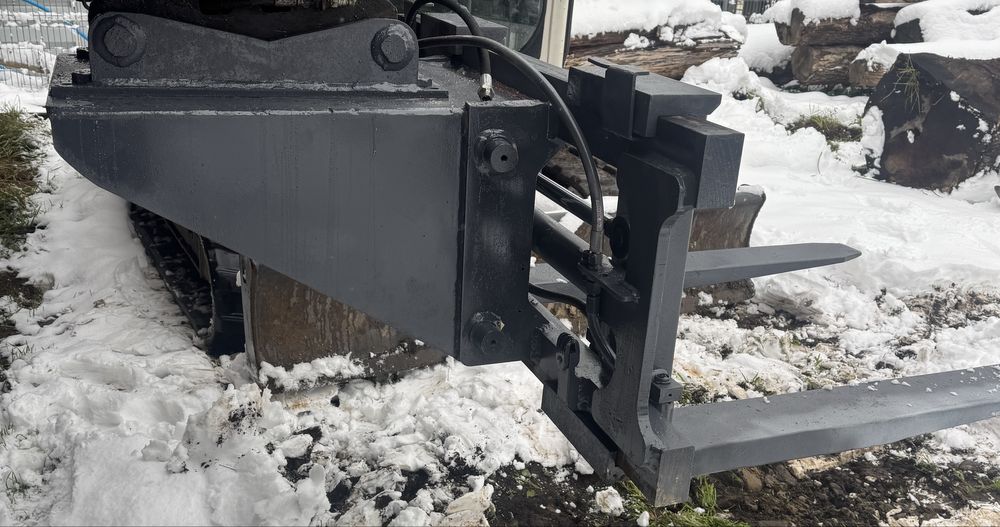 Widły paletowe hydrauliczne do koparki Kalmar s50, 8cm
