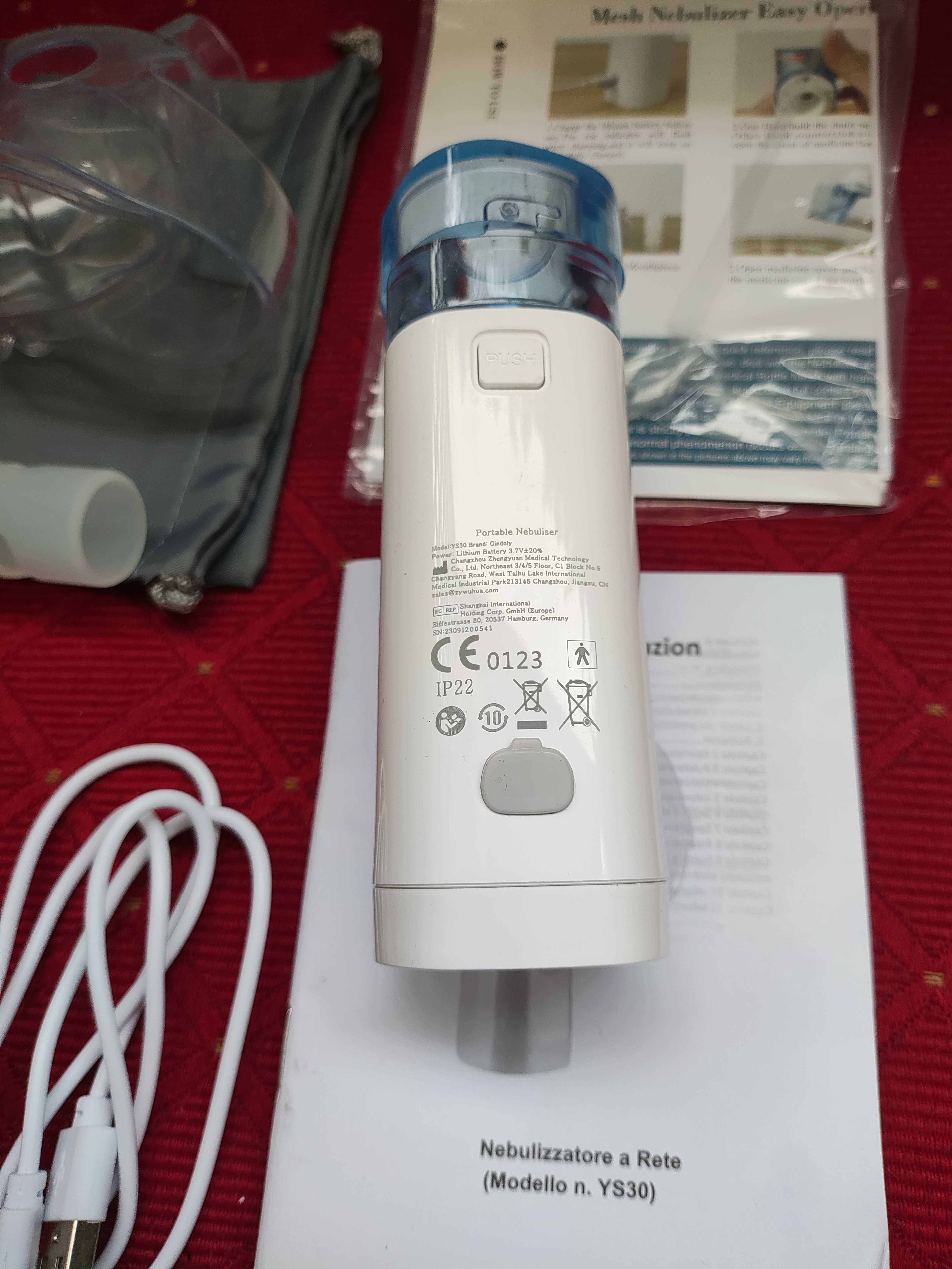 Nebulizator Nebulizer USB przenośny ultradźwiękowy Inhalator