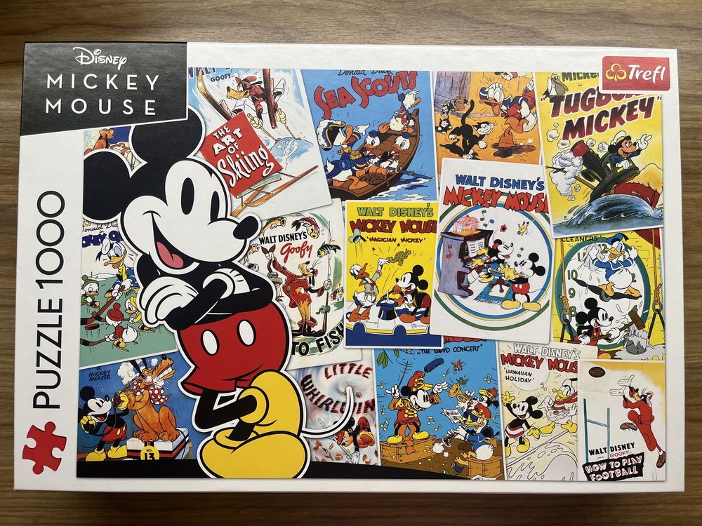 Puzzle Trefl 1000 elementów Disney  mickey Mouse świat Mikiego