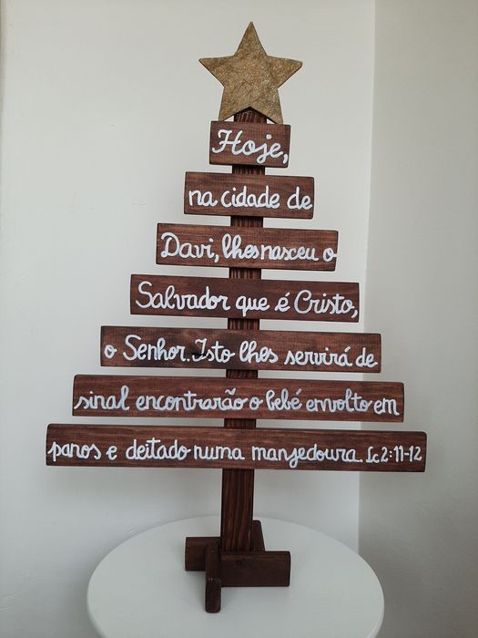 Árvore de natal artezanal