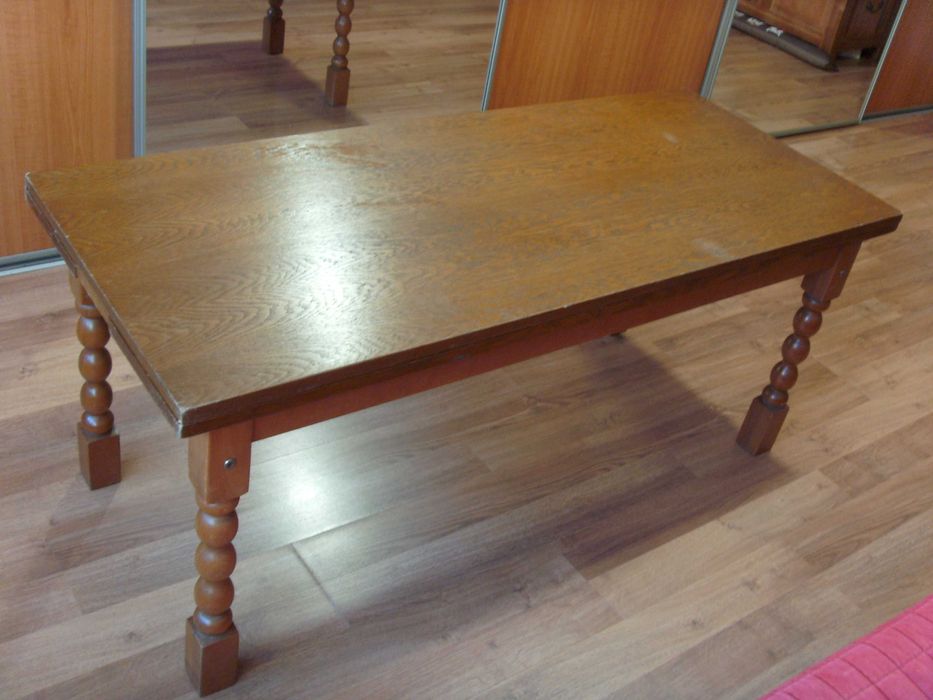 Stół / ława rozkładana, podnoszona PRL