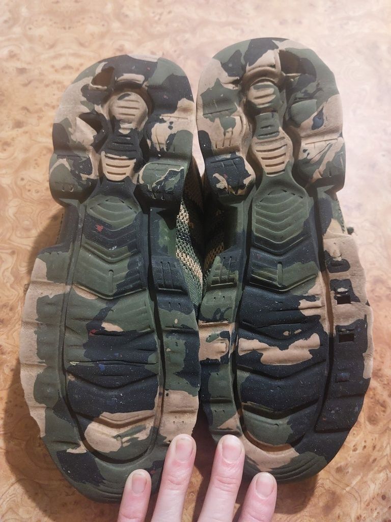 Военные кроссовки пиксель, олива, хаки, 41 размер.