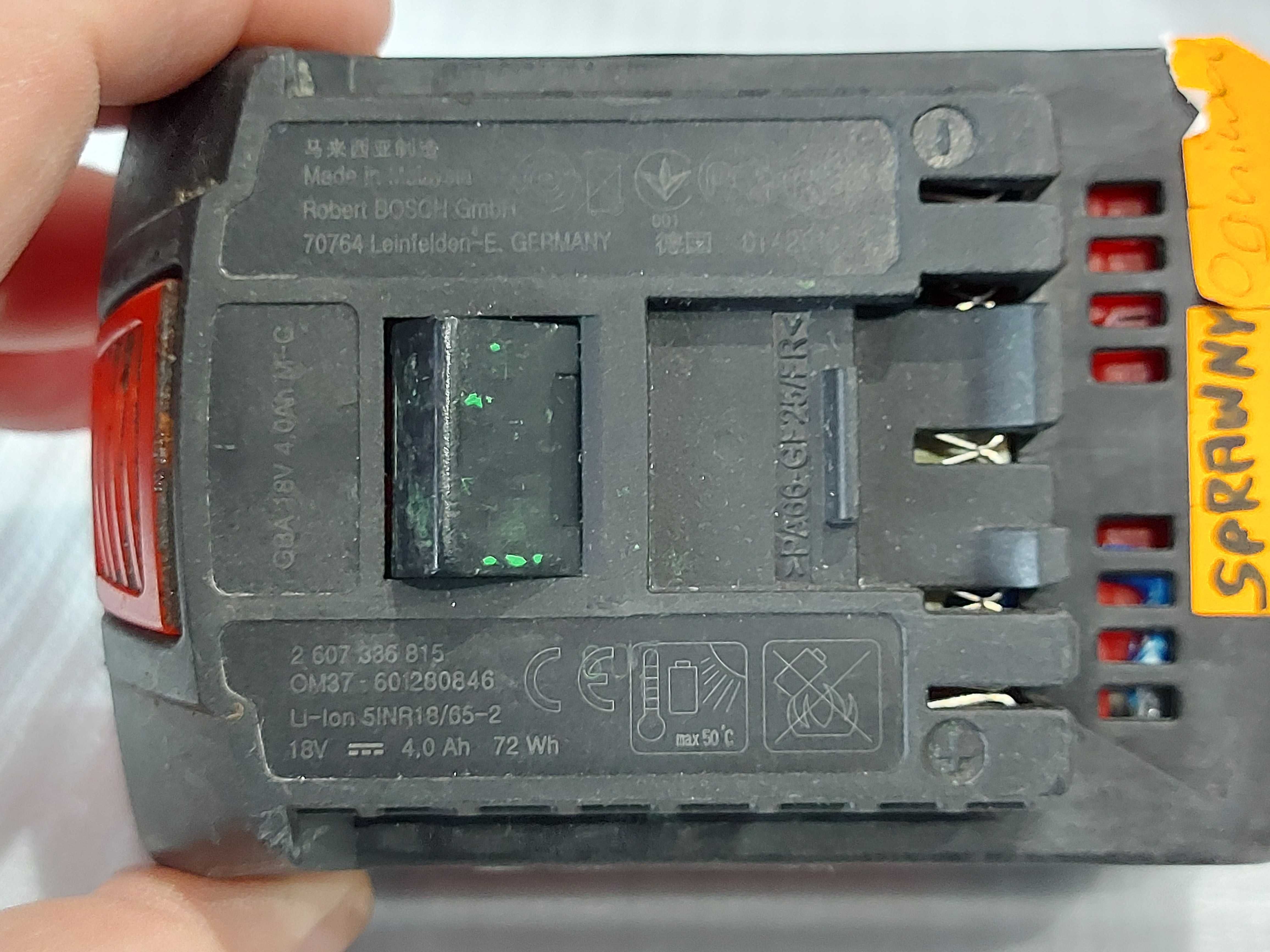 Akumulator bateria Li-Ion Bosch GBA 18 V 4 Ah