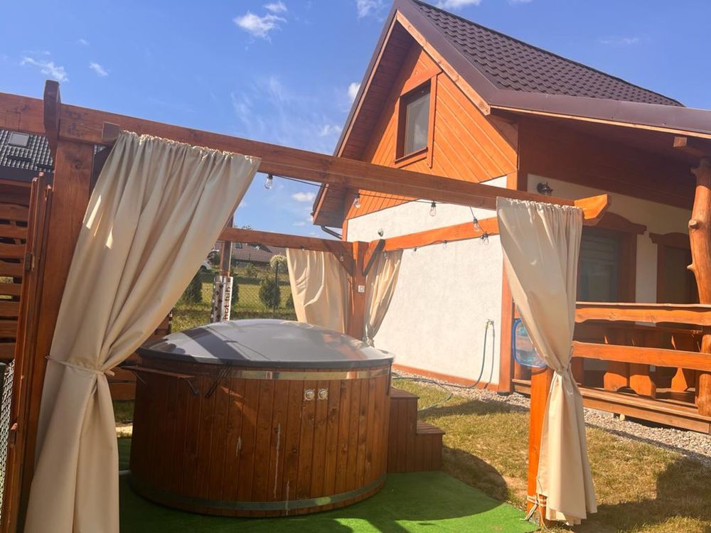 Domki Eden z kominkiem na kaszubach mini zoo
