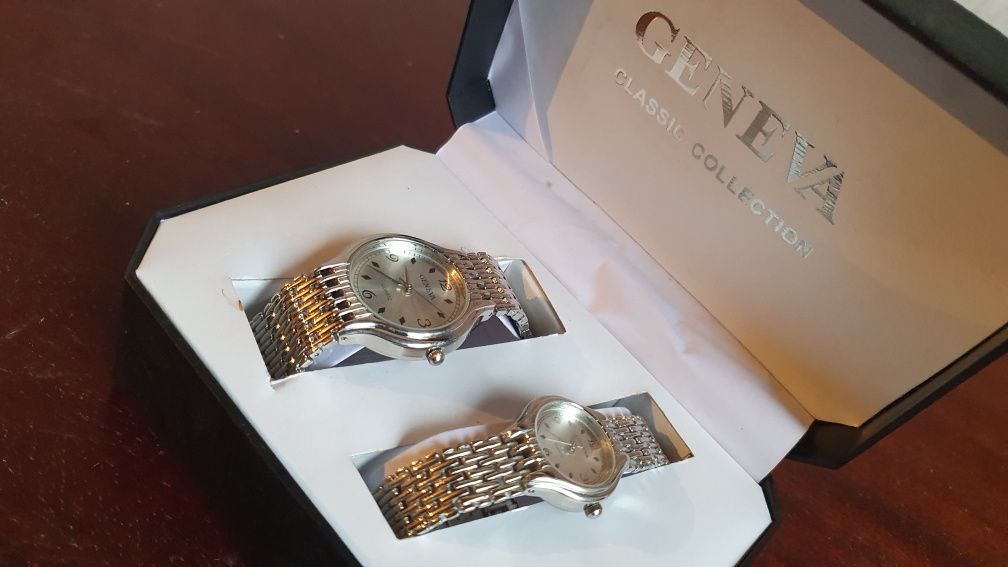 Dwa damskie zegarki Genewa