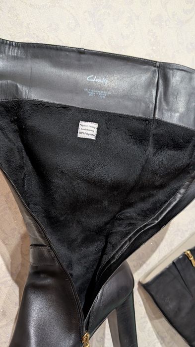 Шкіряні демісезонні сапожки Clarks 41 розмір