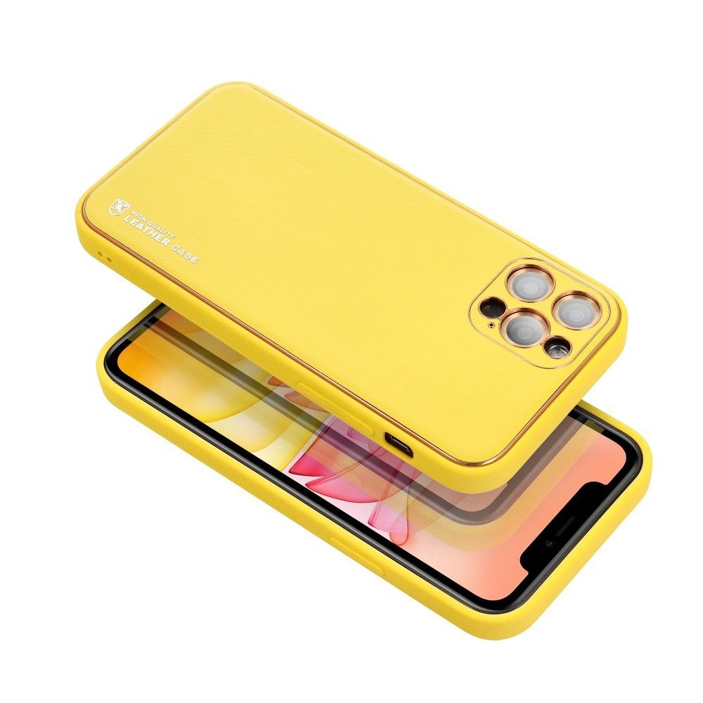 Etui Forcell Leather do iPhone 7/8/SE 2020 Yellow