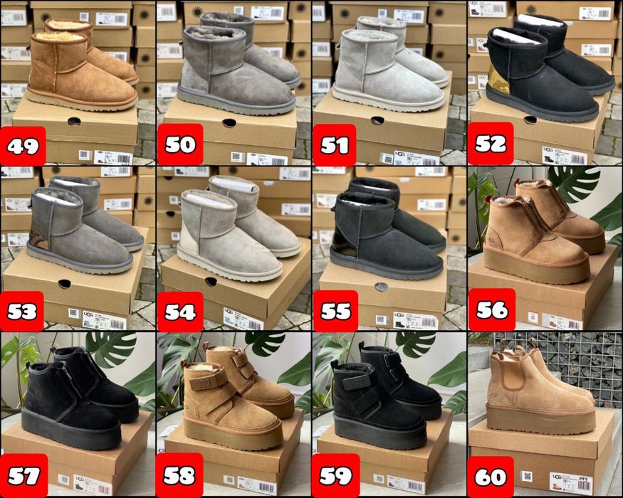 БЕЗ ПЕРЕДПЛАТИ Зимові черевики UGG Classics Mini, Neumel, Tazz, Tasman