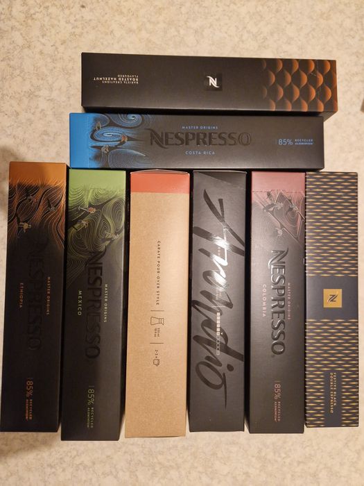 Ассортімент капсул Nespresso