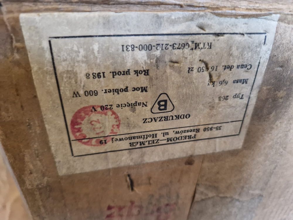 Odkurzacz PRL zelmer predom