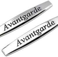 Металічний шильдик Avantgarde BRABUS Elegance AMG blueeffiency
