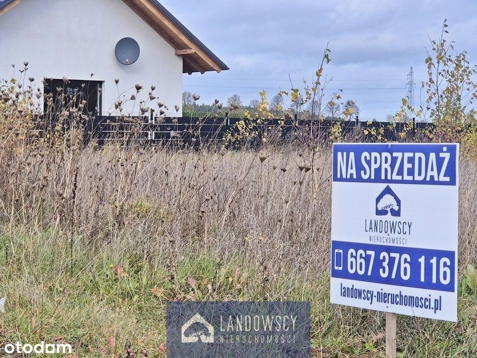 Działka budowlana na zadbanym osiedlu