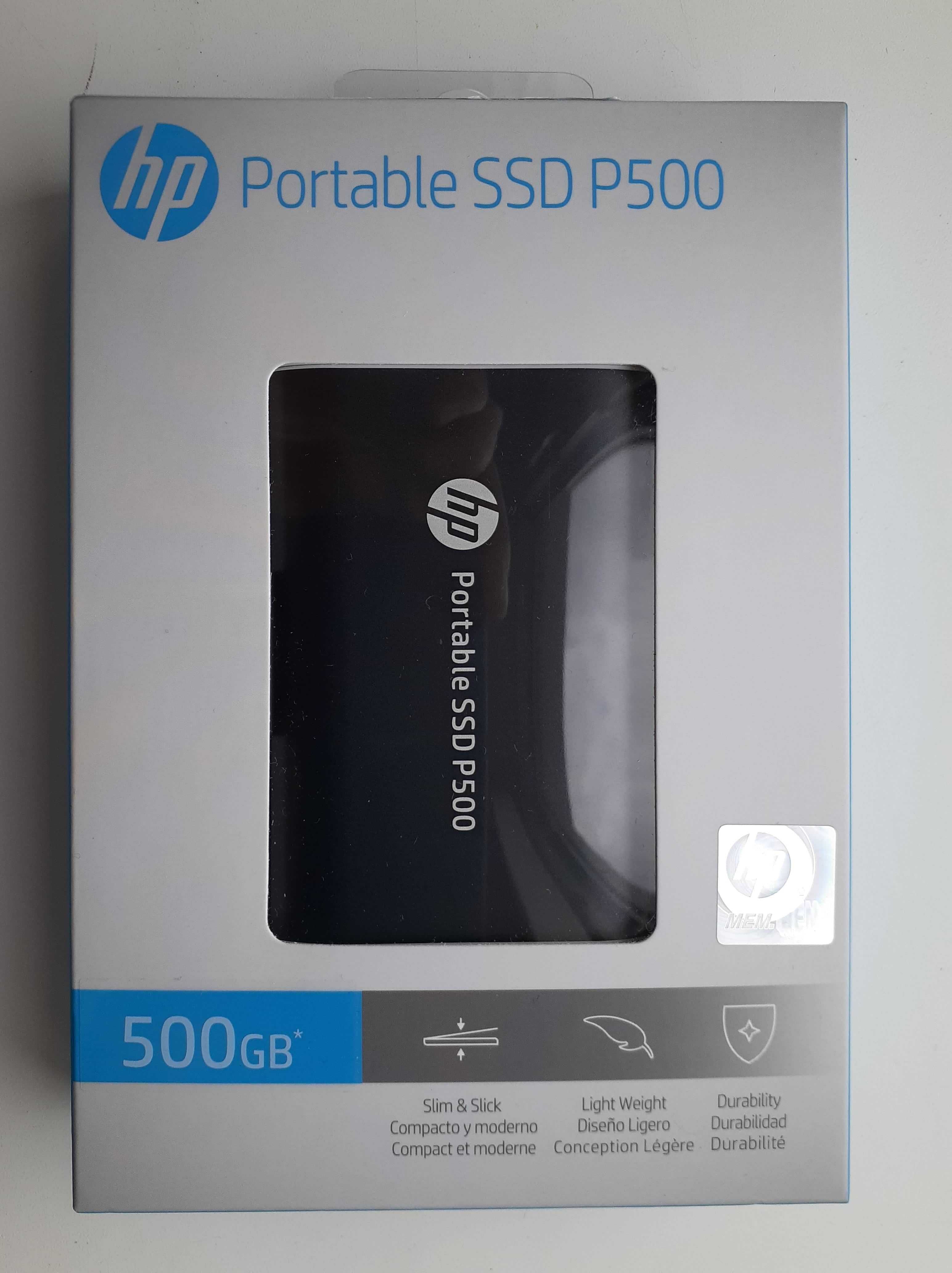 Внешний жесткий диск SSD HP P500 - скоростной и бесшумный