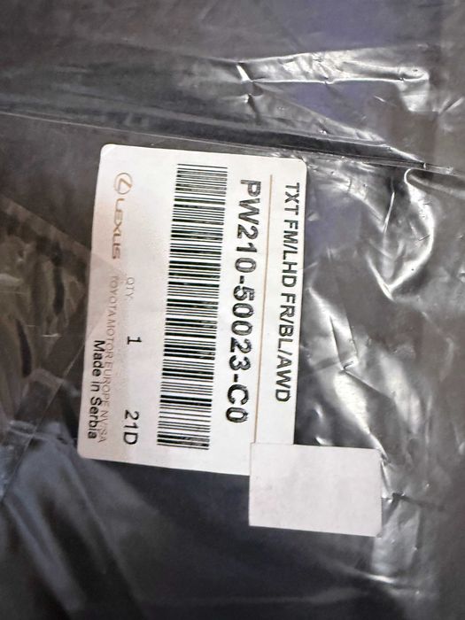 Oryginalne dywaniki Lexus LS RX ES IS Toyota Yaris RAV4 ProAce Corolla