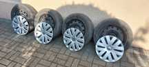 Koła VW Polo 180/60 R15 zima + oryginalne kołpaki