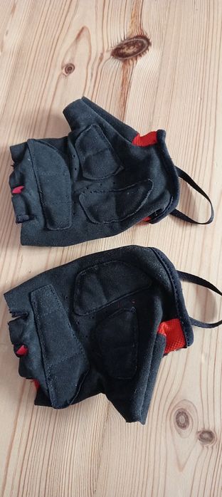 Rękawiczki rowerowe btwin Decathlon dla dziecka 4-7 lat